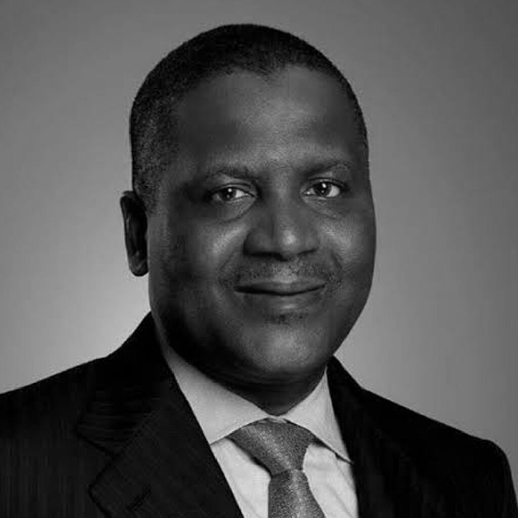 Portrait of Aliko Dangote, founder and Chief Executive Officer of Dangote Group.